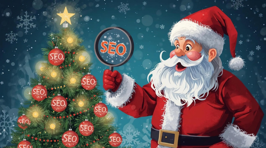 Santa-showing-how-tdo-organic-seo-for-christmas