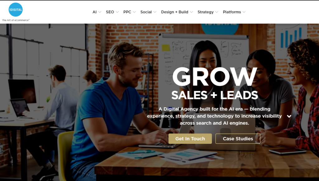 1Digital Agency Home Page