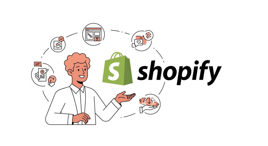 an illustration explaining Advantages of Working with a Shopify Pro