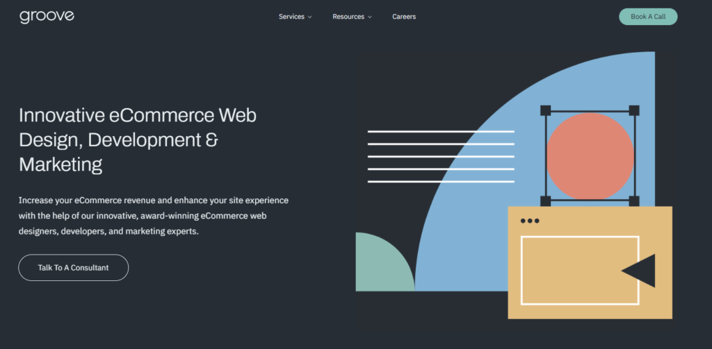 groove commerce home page