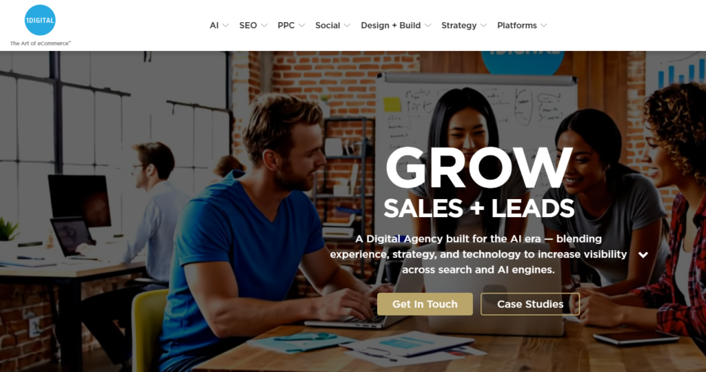 1Digital Agency home page