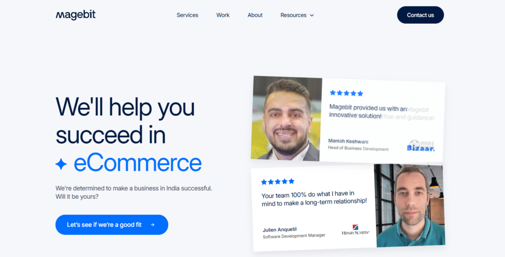 Shopify agency Magebit